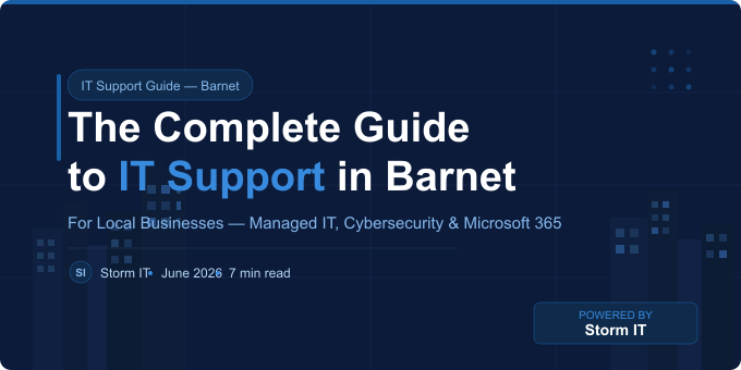IT support in Barnet — Storm IT engineer
